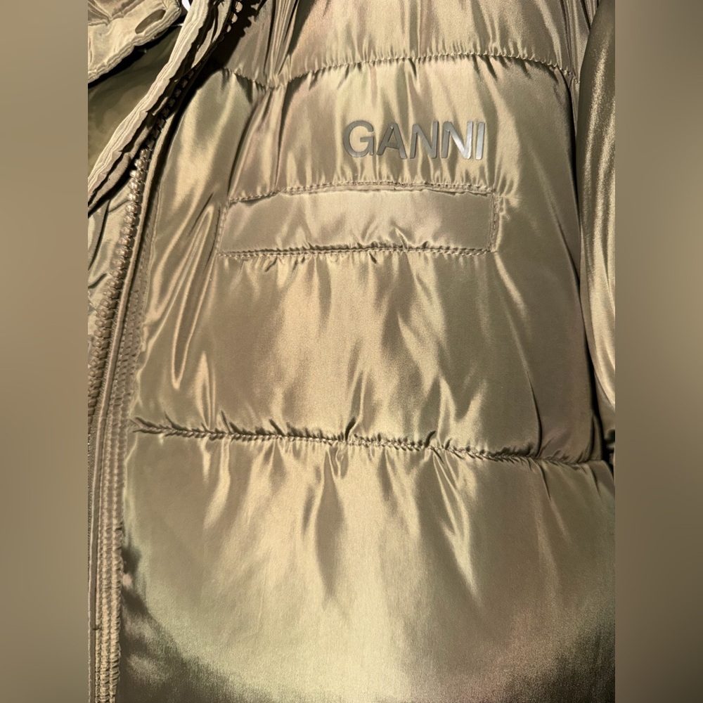 NWT Ganni Puffer Green Small/Medium - Picture 5 of 9